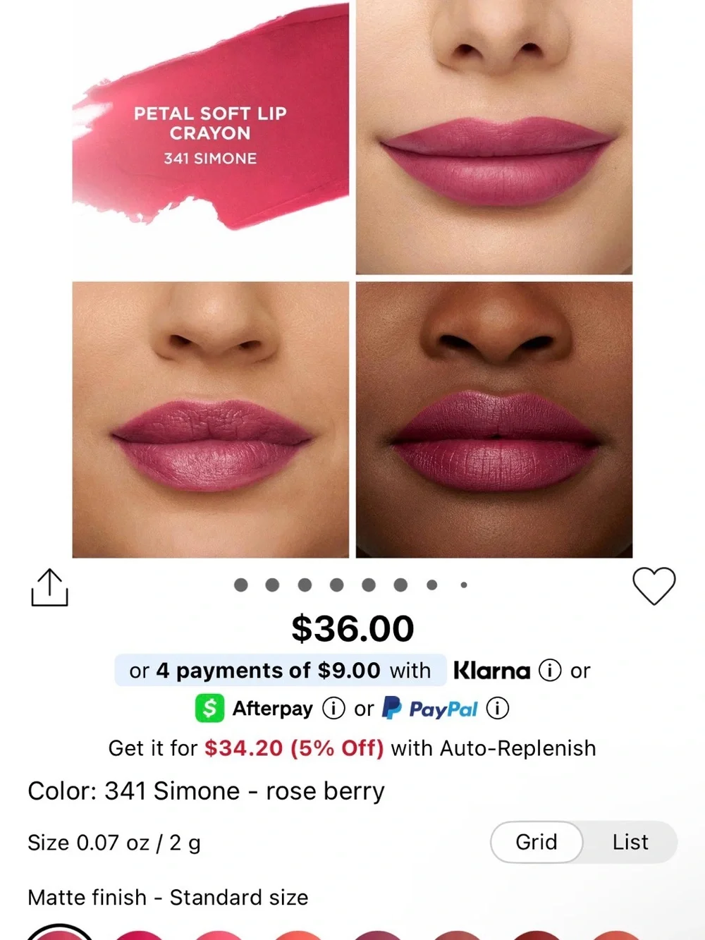 Laura Mercier Lipstick Crayon in Dark Brown-Black Box